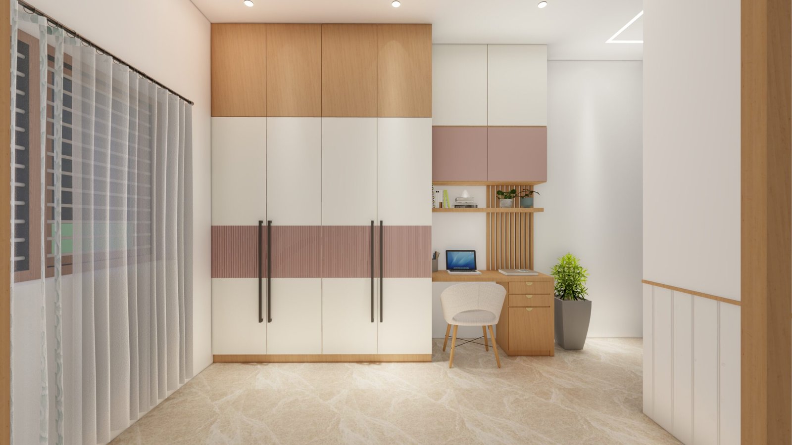 16. BEDROOM 01 - WARDROBE OPTION 02